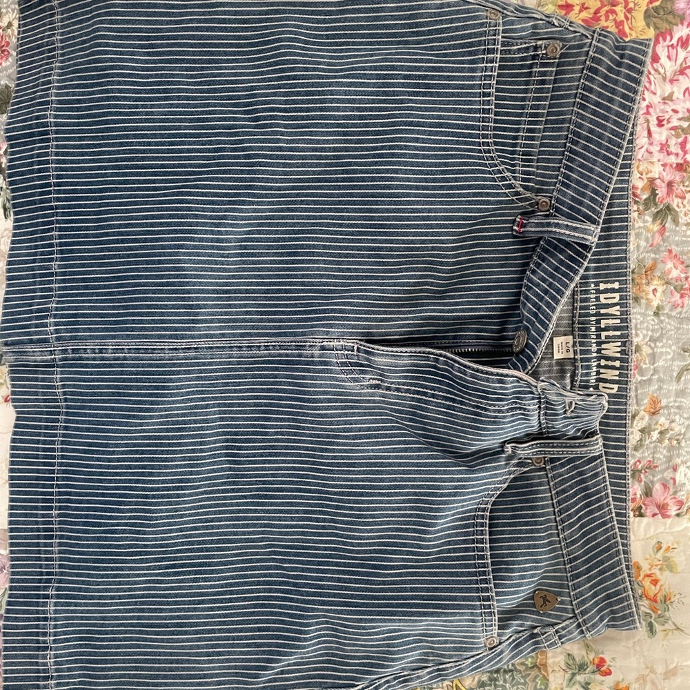 Idyllwind Blue and White pinstriped Denim western wear